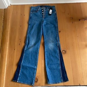 Veronica Beard Kiley High Rise wide leg size 28